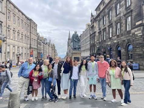 When not on or in front of stages, US theater kids saw the sights in Edinburgh.